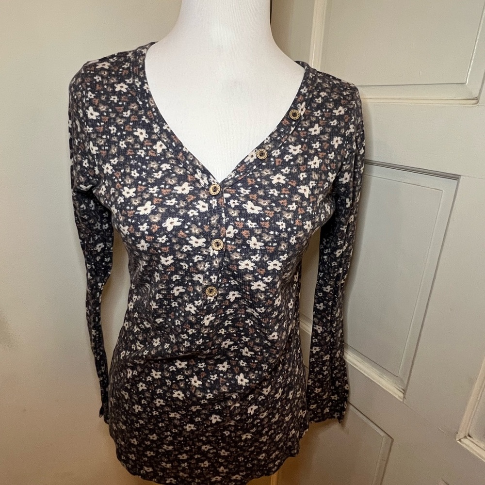 Floral Thermal Top